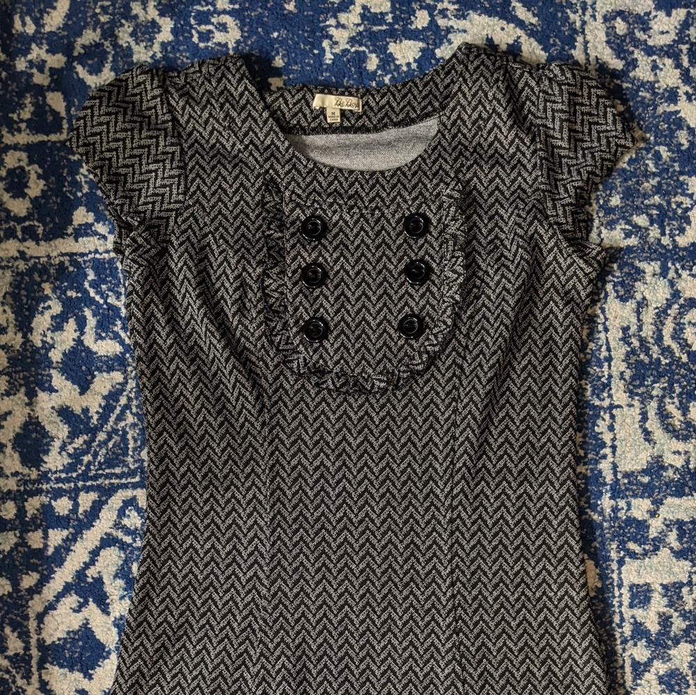 BeBop Button Bib Mini Dress Size M